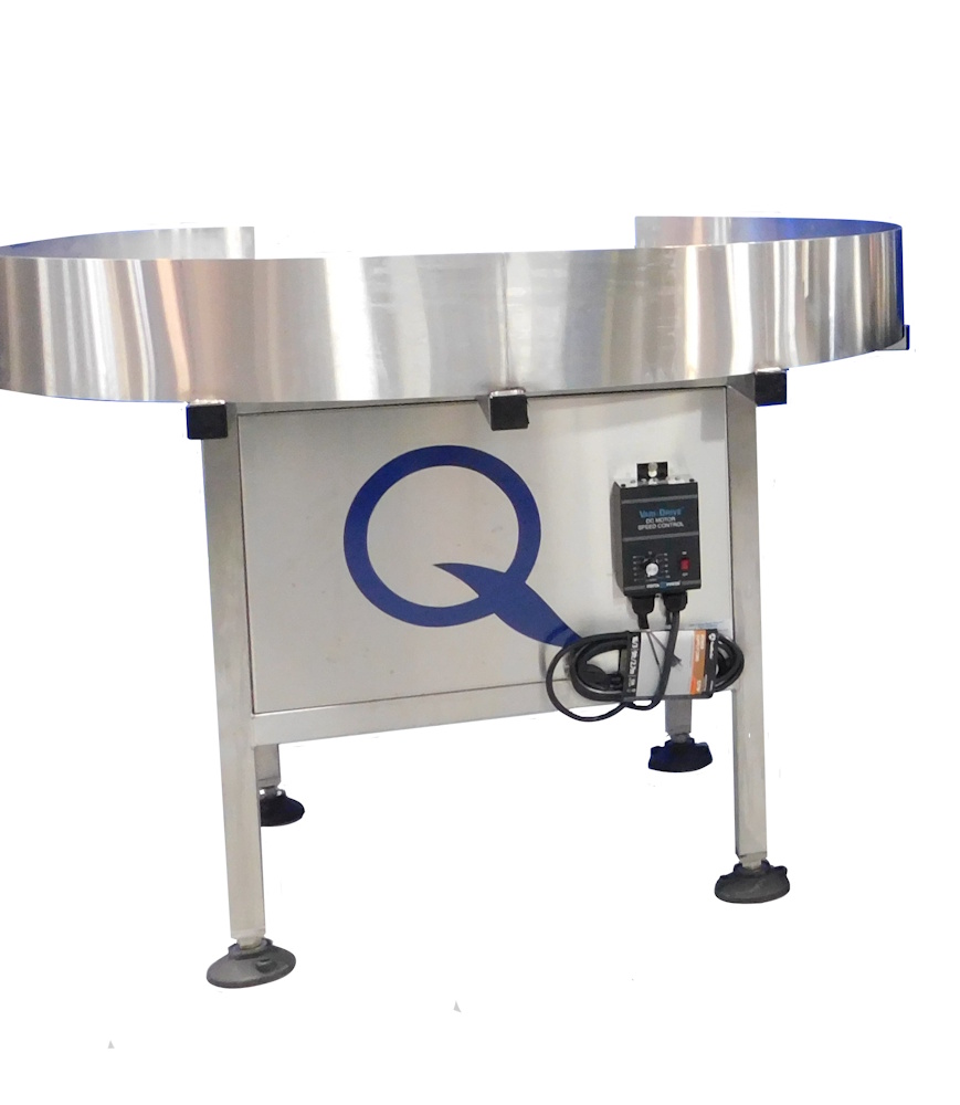 Accumulating Turntable for Packaging Lines